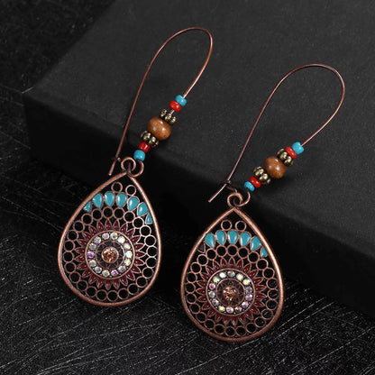 Long Earrings Vintage Drop Dangle Long Earrings for Women Long Bohemian Earrings Set Boho Jewelry 8 Pairs