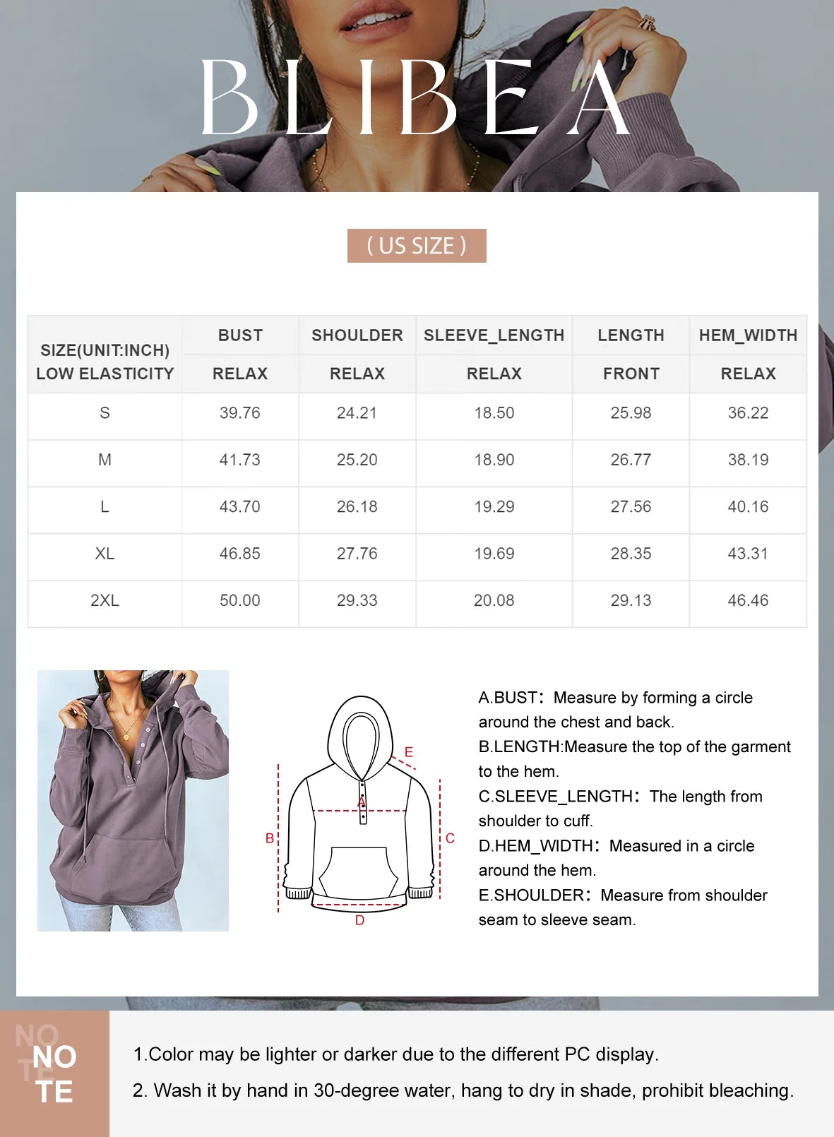 Sweatshirts for Women Long Sleeve Drawstring Lightweight Hooded Sweatshirts Button Closure Tops Green