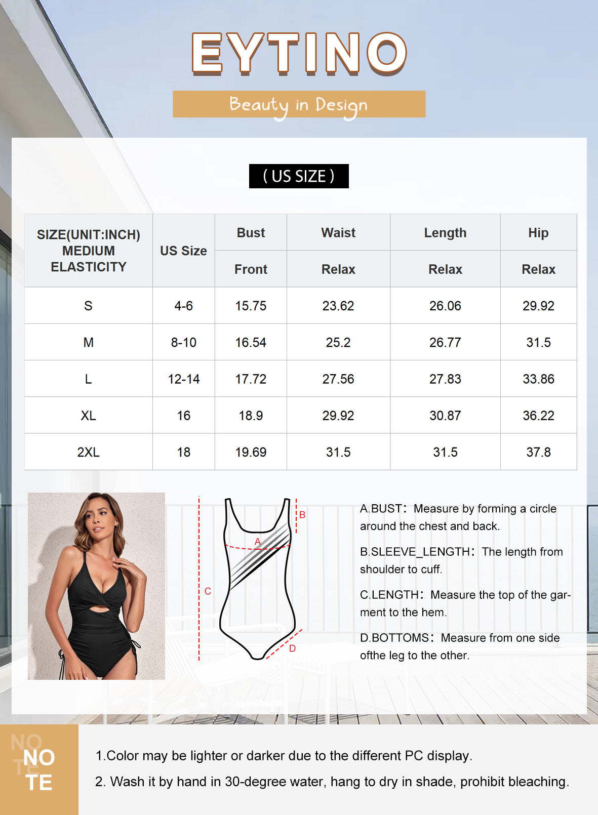 Womens One Piece Bathing Suit Ribbed Tummy Control High Cut One Piece Swimsuits Sexy V Neck Criss Cross Monikini Brown S